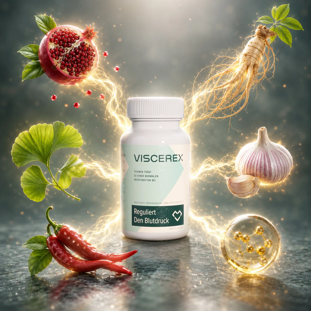Viscerex Formel mit natürlichen Inhaltsstoffen